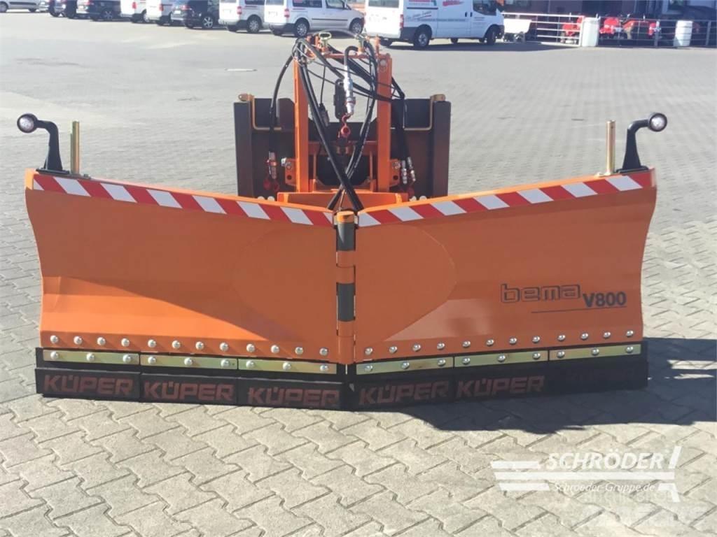 Bema V 800 Sněžné pluhy, přední sněhové radlice