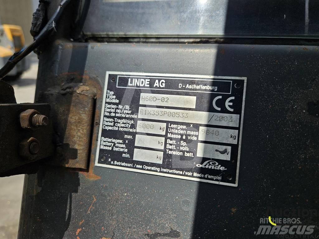 Linde H60D-02 Dieselové vozíky