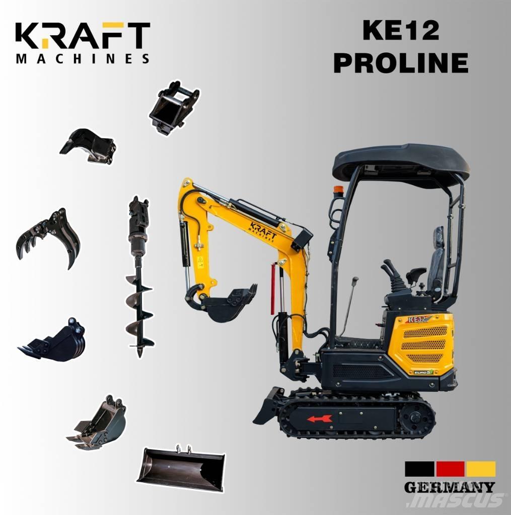 Kraft KE12Proline Mini rýpadla < 7t