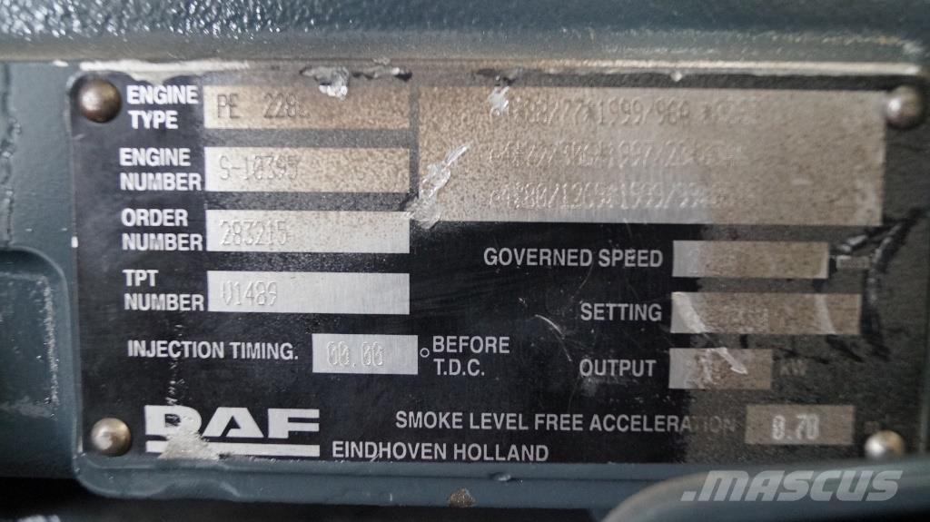 DAF PE 228 C NEW Motory