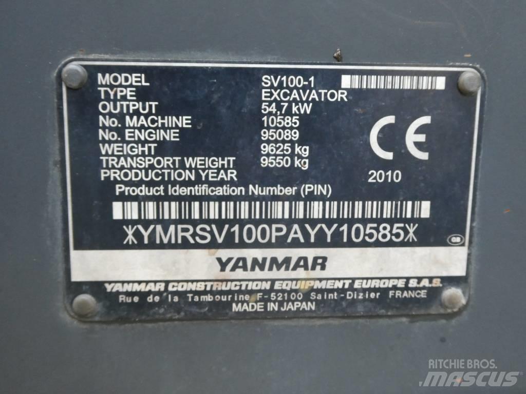 Yanmar SV 100-1 Midi rýpadla 7t - 12t