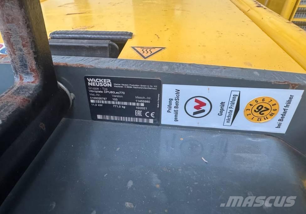 Wacker Neuson DPU 80 Kompaktory
