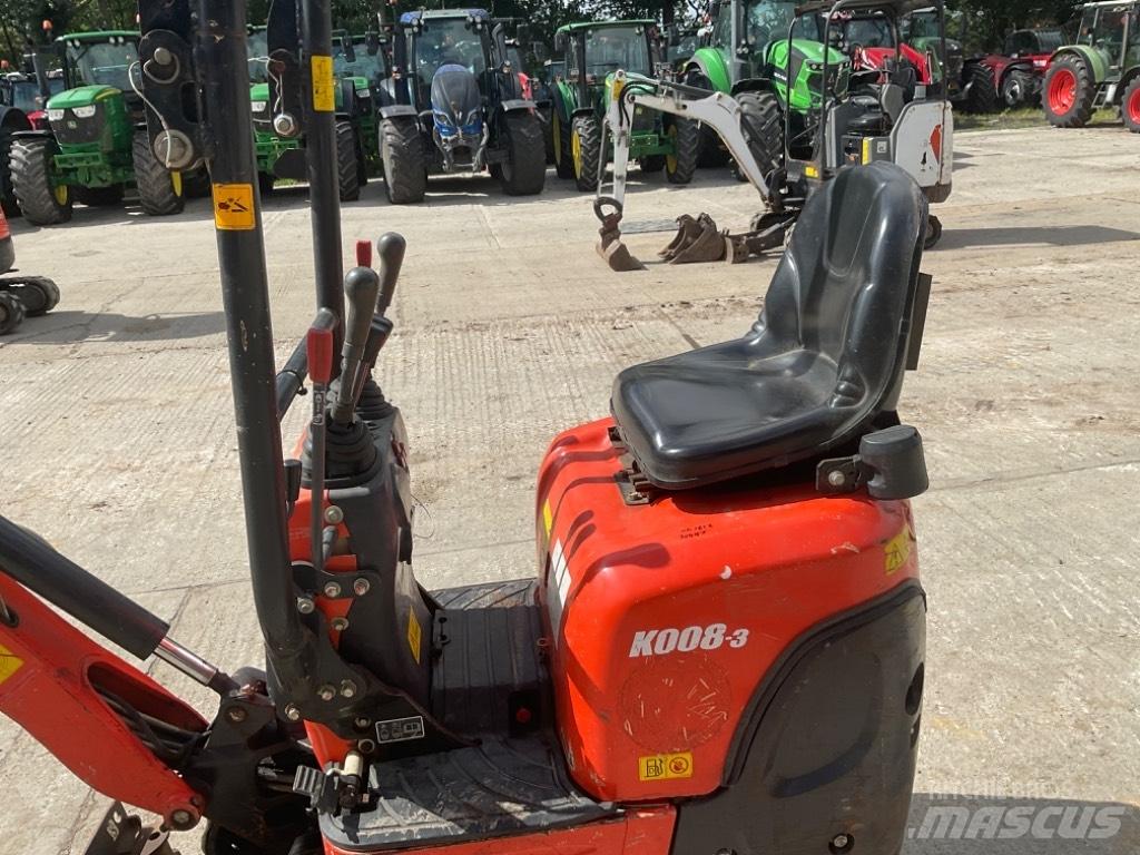 Kubota K 008-3 Mini rýpadla < 7t