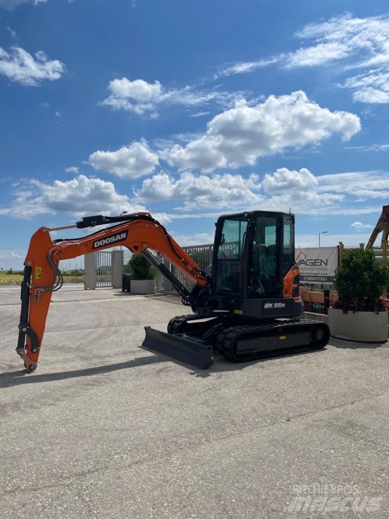 Doosan DX55r Mini rýpadla < 7t