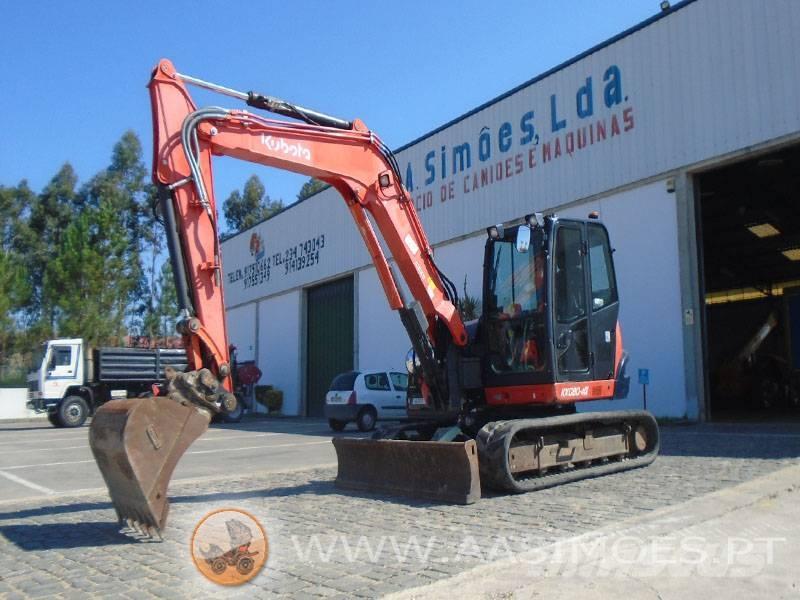 Kubota KX 080-4 Midi rýpadla 7t - 12t
