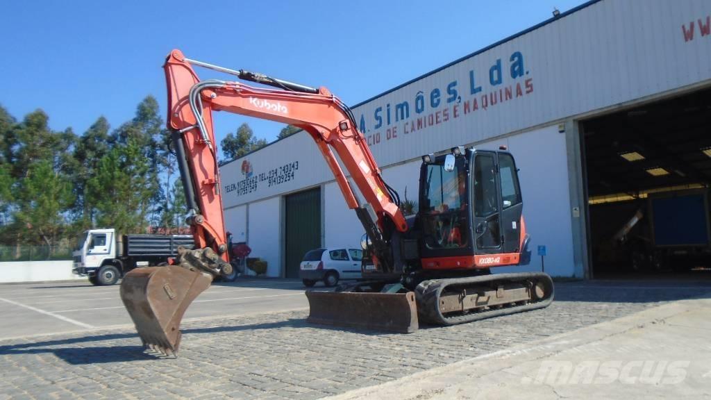Kubota KX 080-4 Midi rýpadla 7t - 12t
