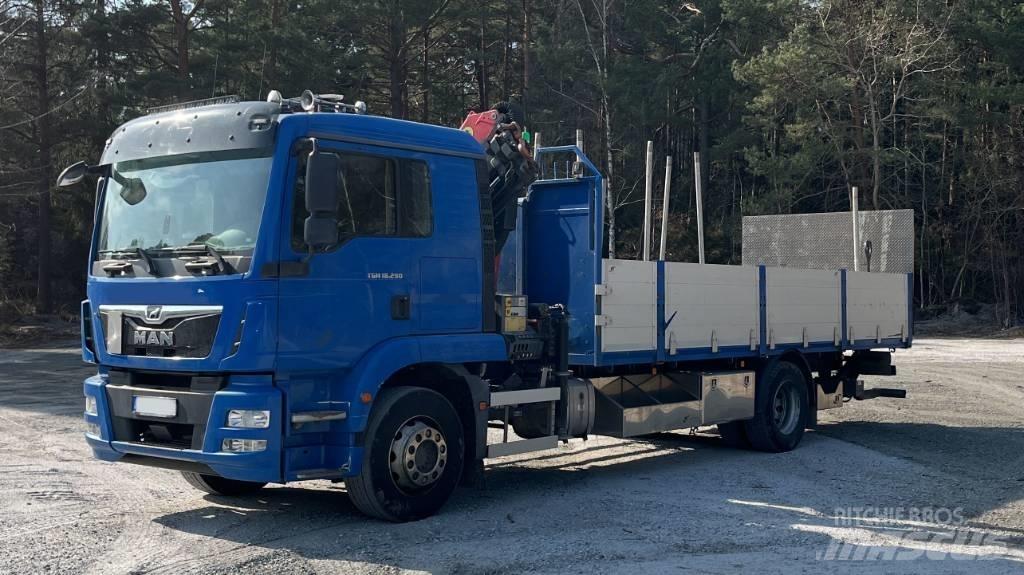 MAN TGM 18.290 Autojeřáby, hydraulické ruky