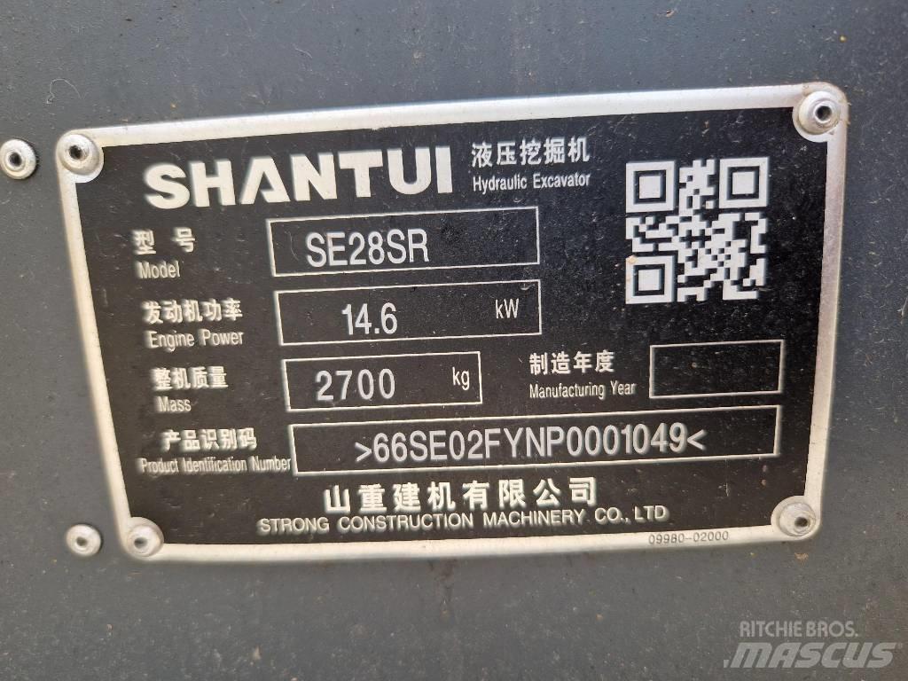 Shantui SE28SR Kolová rýpadla