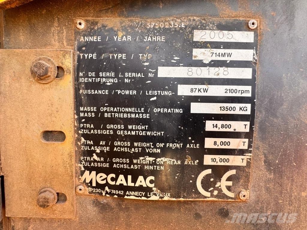 Mecalac 714 MW Kolová rýpadla