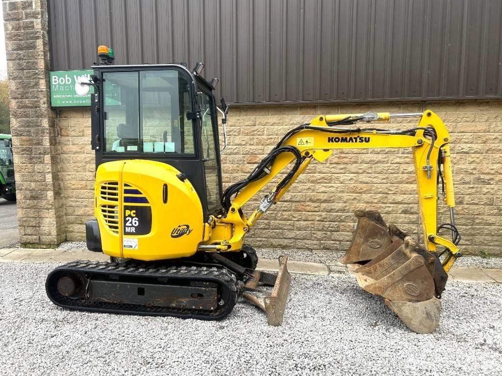 Komatsu PC26MR-3 Mini rýpadla < 7t