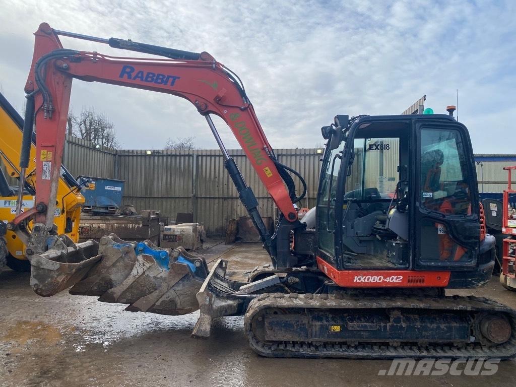 Kubota KX 080-4 Midi rýpadla 7t - 12t