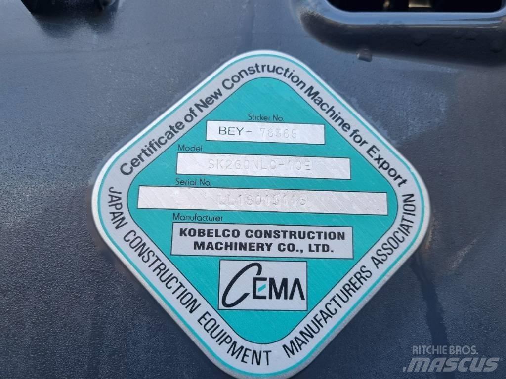 Kobelco SK260NLC Pásová rýpadla