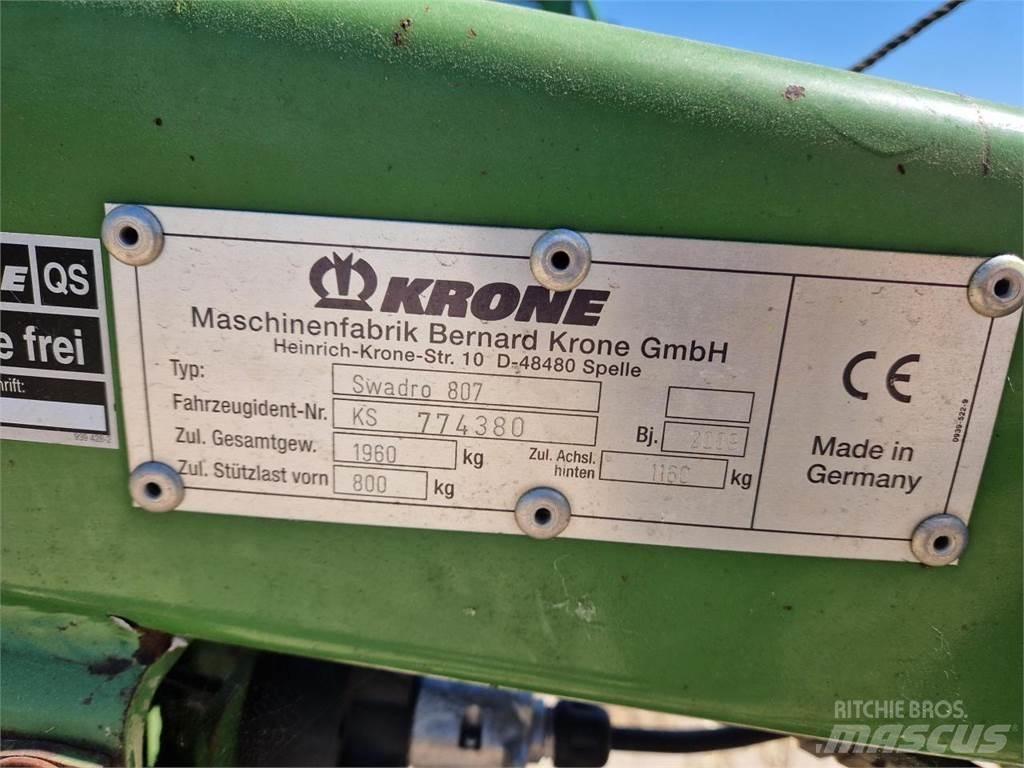Krone Swadro 807 Řádkovače