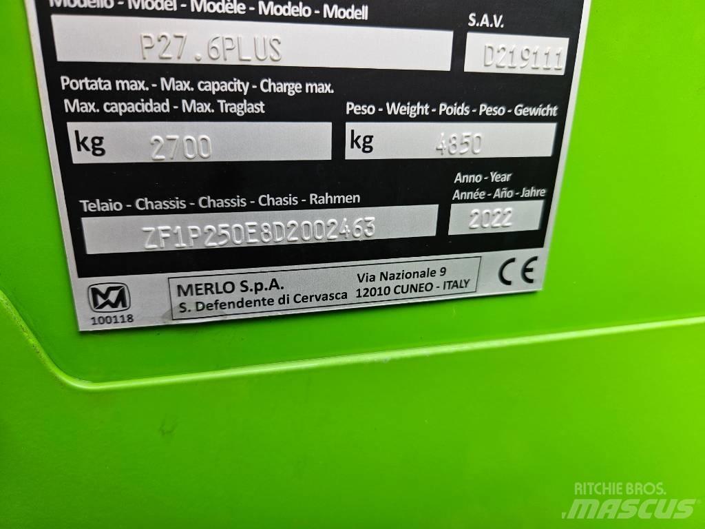 Merlo P27.6 Plus Teleskopické manipulátory