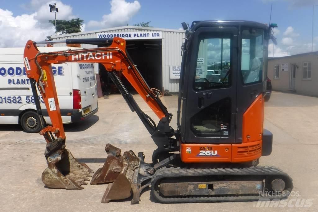 Hitachi ZX 26 U-6 Mini rýpadla < 7t