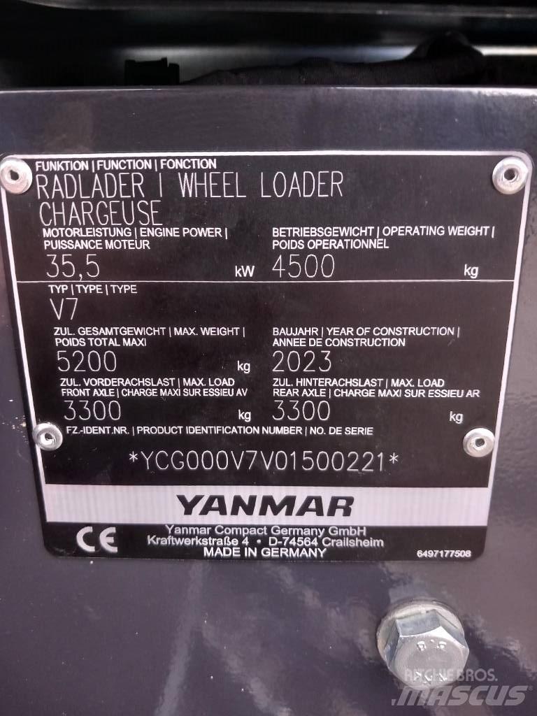 Yanmar V 7 Rýpadlo-nakladače