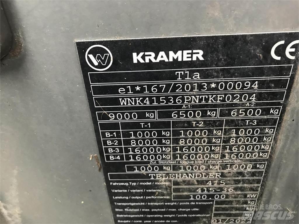 Kramer KT357 Teleskopické nakladače pro zemědělství