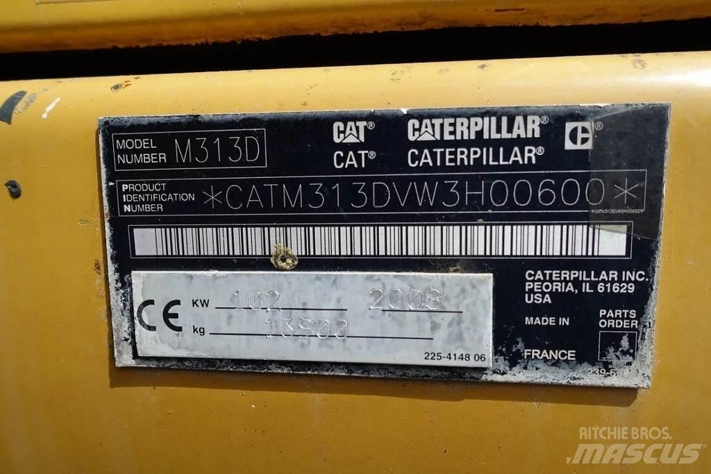 CAT M313 D Kolová rýpadla