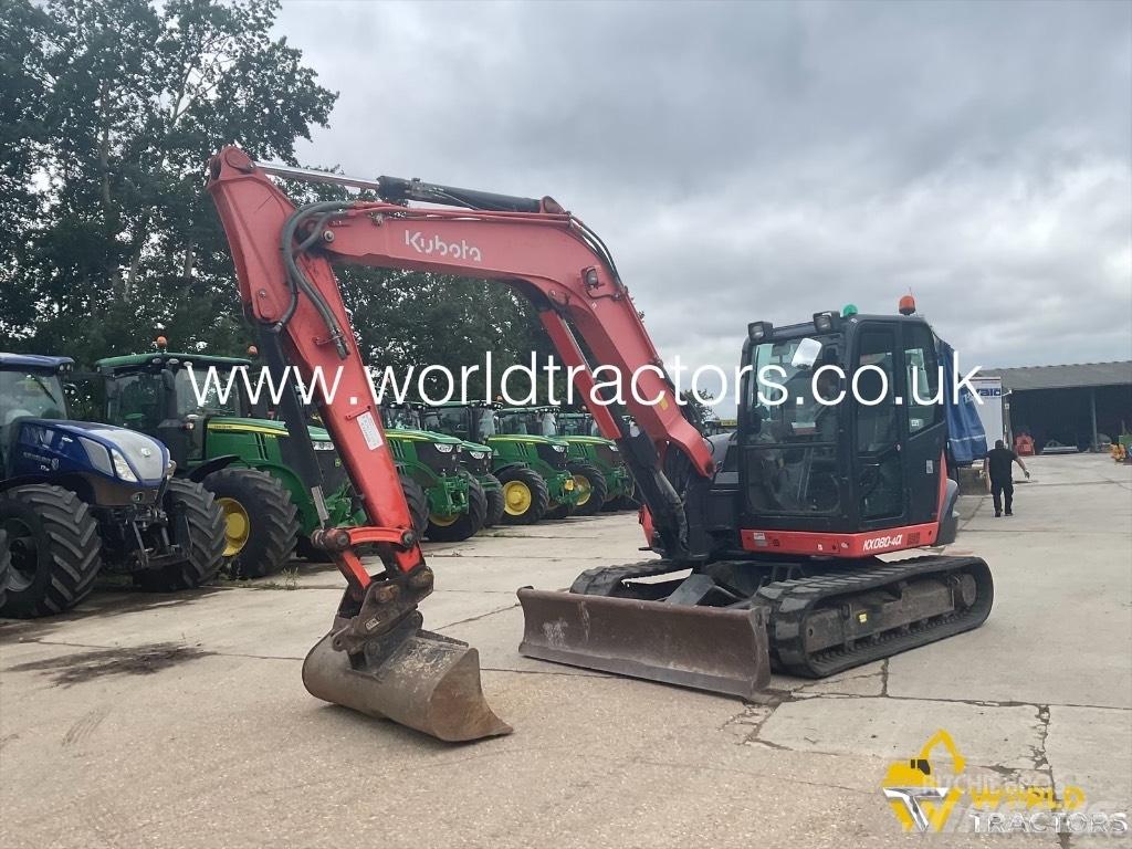 Kubota KX 080-4 Midi rýpadla 7t - 12t
