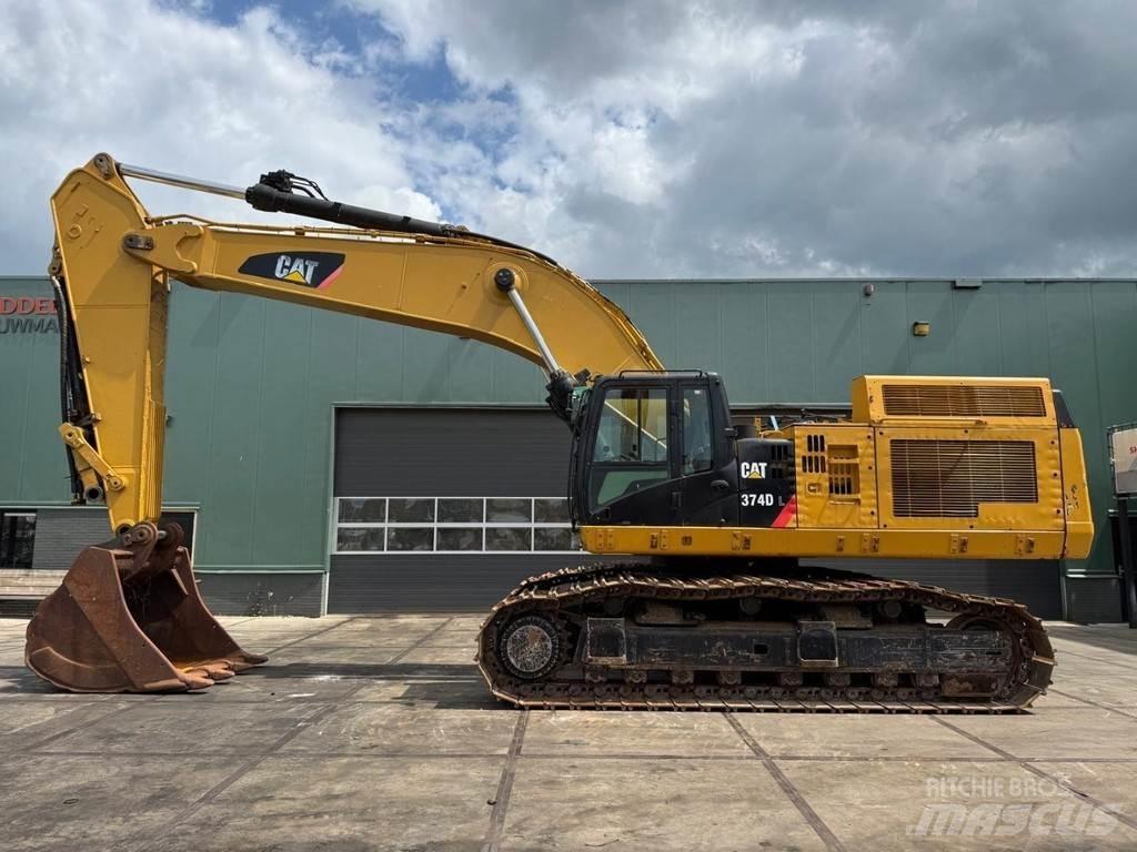 CAT 374DL Pásová rýpadla