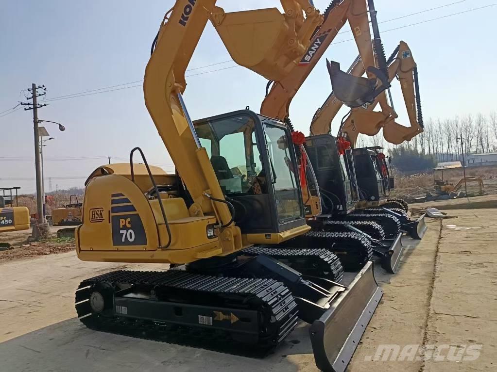 Komatsu PC 70 Pásová rýpadla