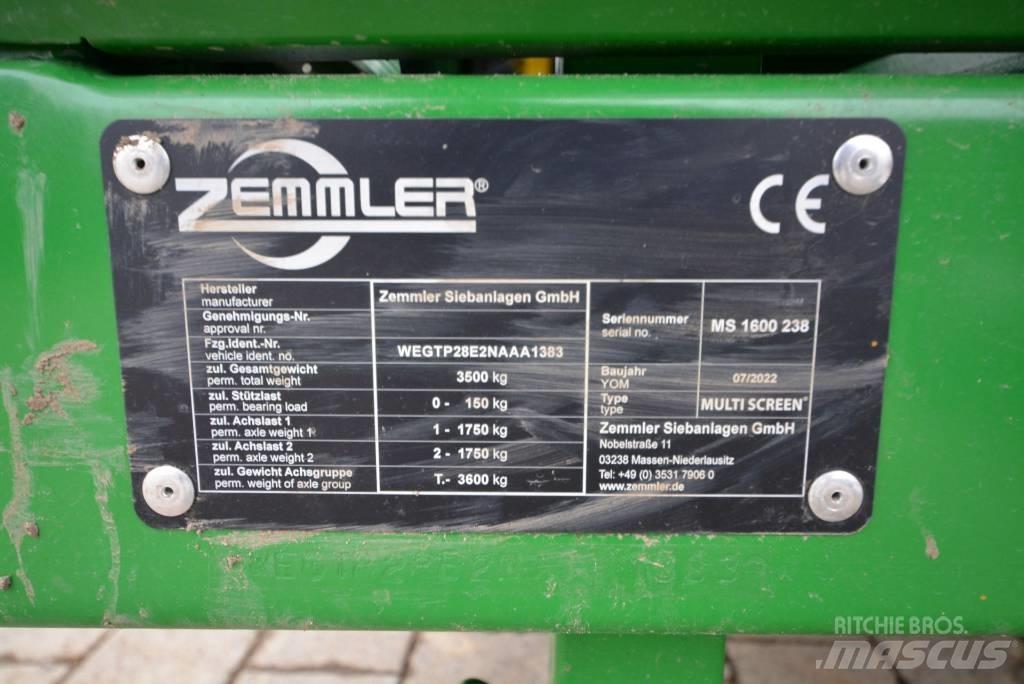 Zemmler MS 1600 Mobilní třídiče