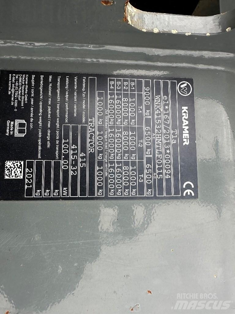 Kramer KT365 Teleskopické nakladače pro zemědělství