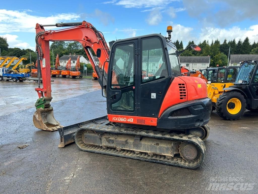 Kubota KX080-4 Midi rýpadla 7t - 12t