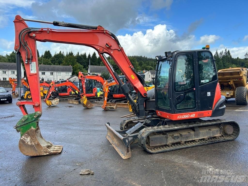 Kubota KX080-4 Midi rýpadla 7t - 12t