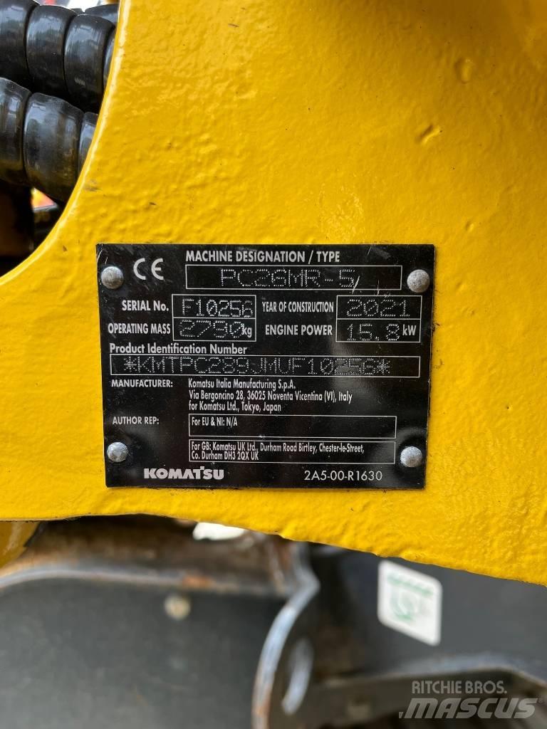 Komatsu PC26MR-5 Mini rýpadla < 7t