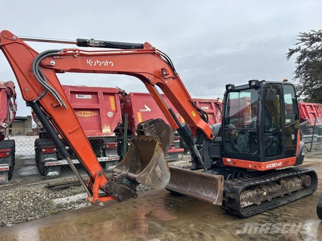 Kubota KX 080-4 Midi rýpadla 7t - 12t