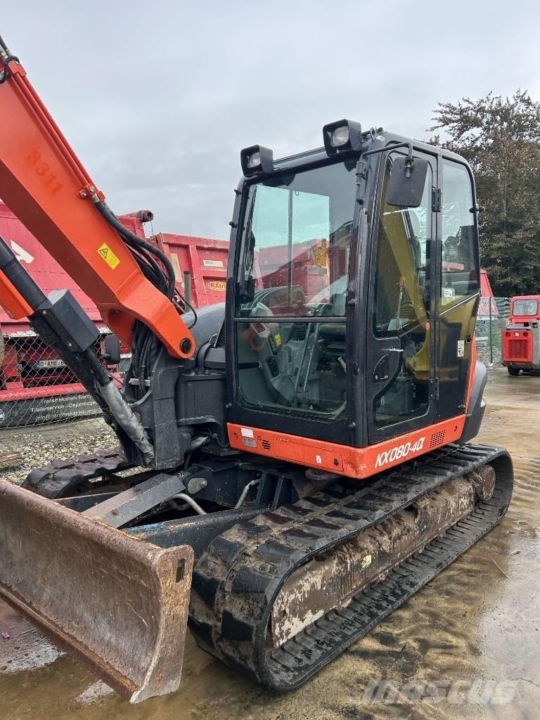 Kubota KX 080-4 Midi rýpadla 7t - 12t