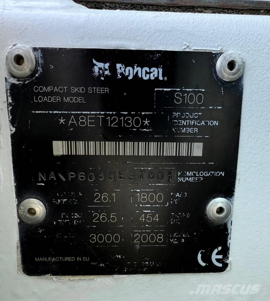 Bobcat S 100 Smykem řízené nakladače