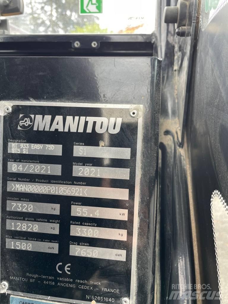 Manitou MT 933 Easy Teleskopické manipulátory