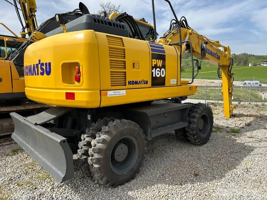 Komatsu PW 160-8 Kolová rýpadla