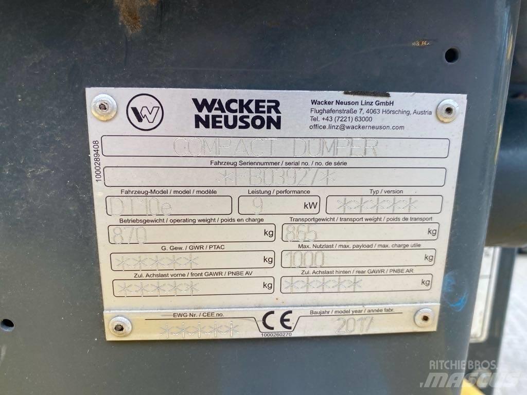 Wacker Neuson DT10e Pásové dempry