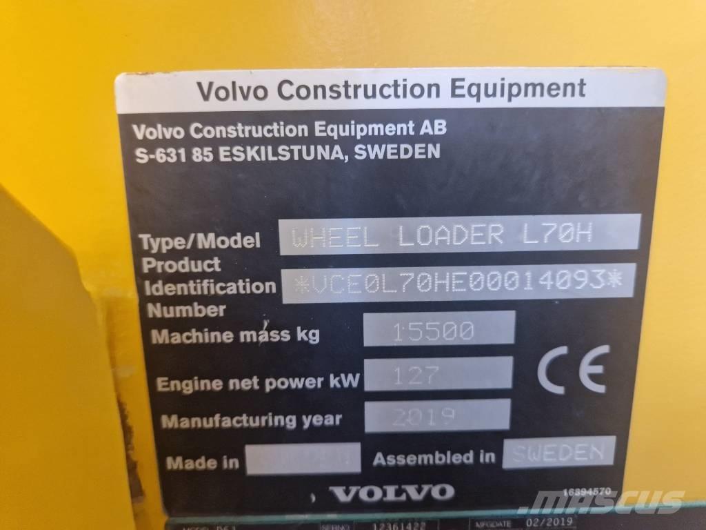 Volvo L 70 H Kolové nakladače