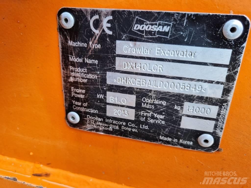 Doosan DX 140 LCR Jeřáby/Nakladače