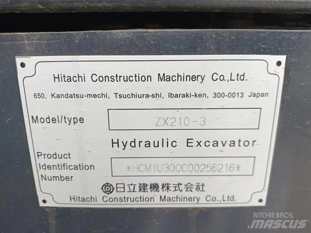 Hitachi ZX210 Pásová rýpadla