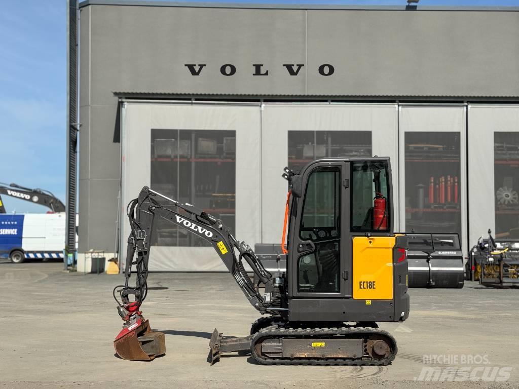 Volvo EC 18 E Mini rýpadla < 7t