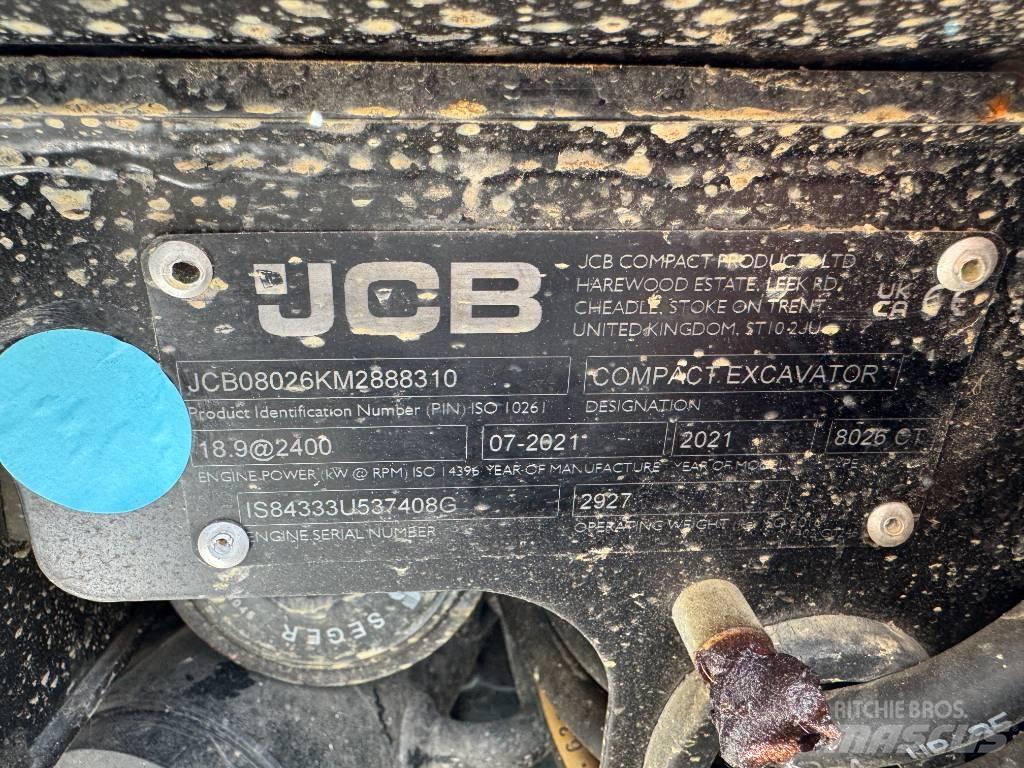 JCB 8026CTS Pásová rýpadla