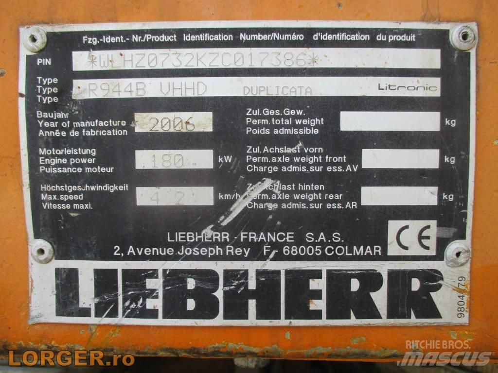 Liebherr R 944B VHHD Demoliční rýpadla