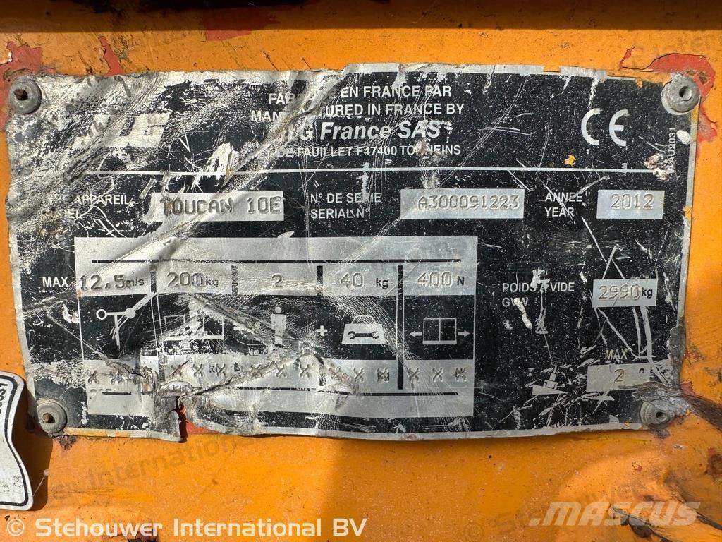 JLG Toucan 10E Další zvedače a plošiny