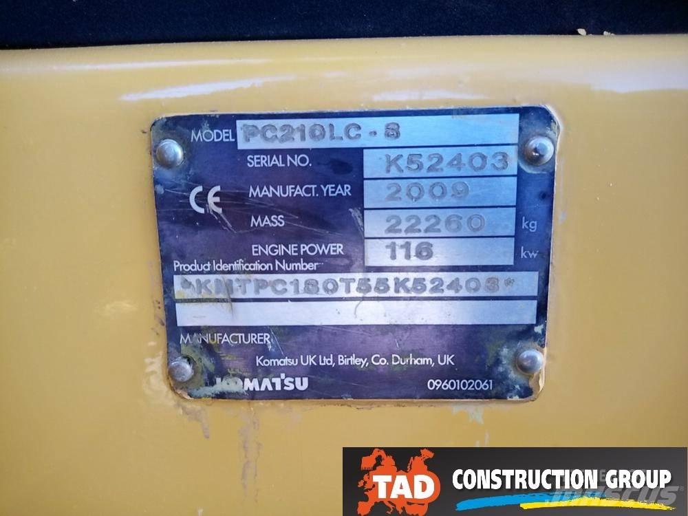 Komatsu PC210LC-8 Pásová rýpadla