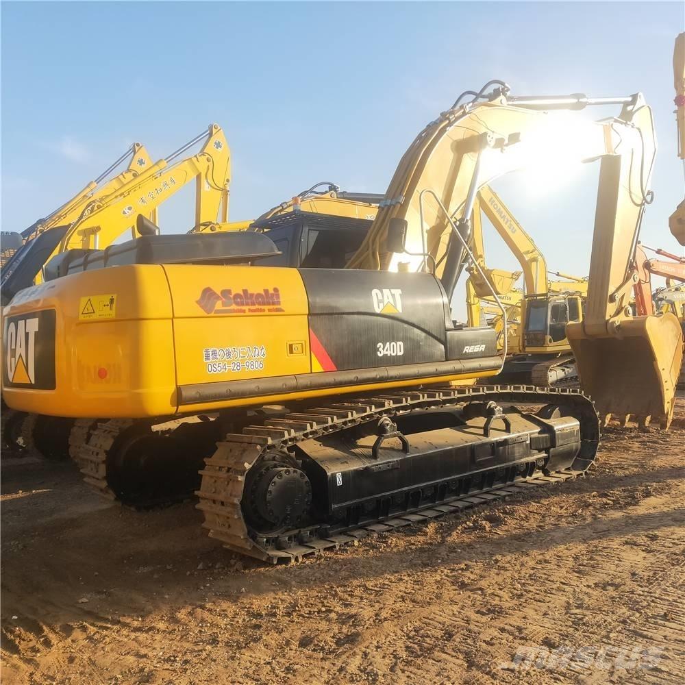 CAT 340D2 Pásová rýpadla