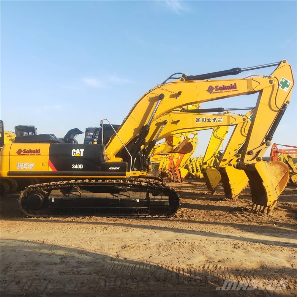 CAT 340D2 Pásová rýpadla