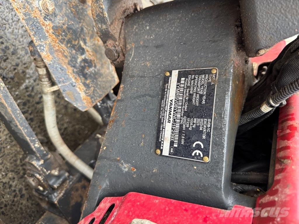 Yanmar SV08 (1F239) Mini rýpadla < 7t