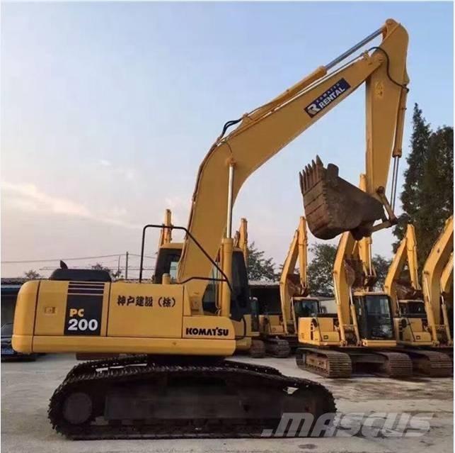 Komatsu PC 200-7 Pásová rýpadla