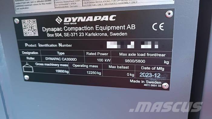 Dynapac CA3500D Další válce