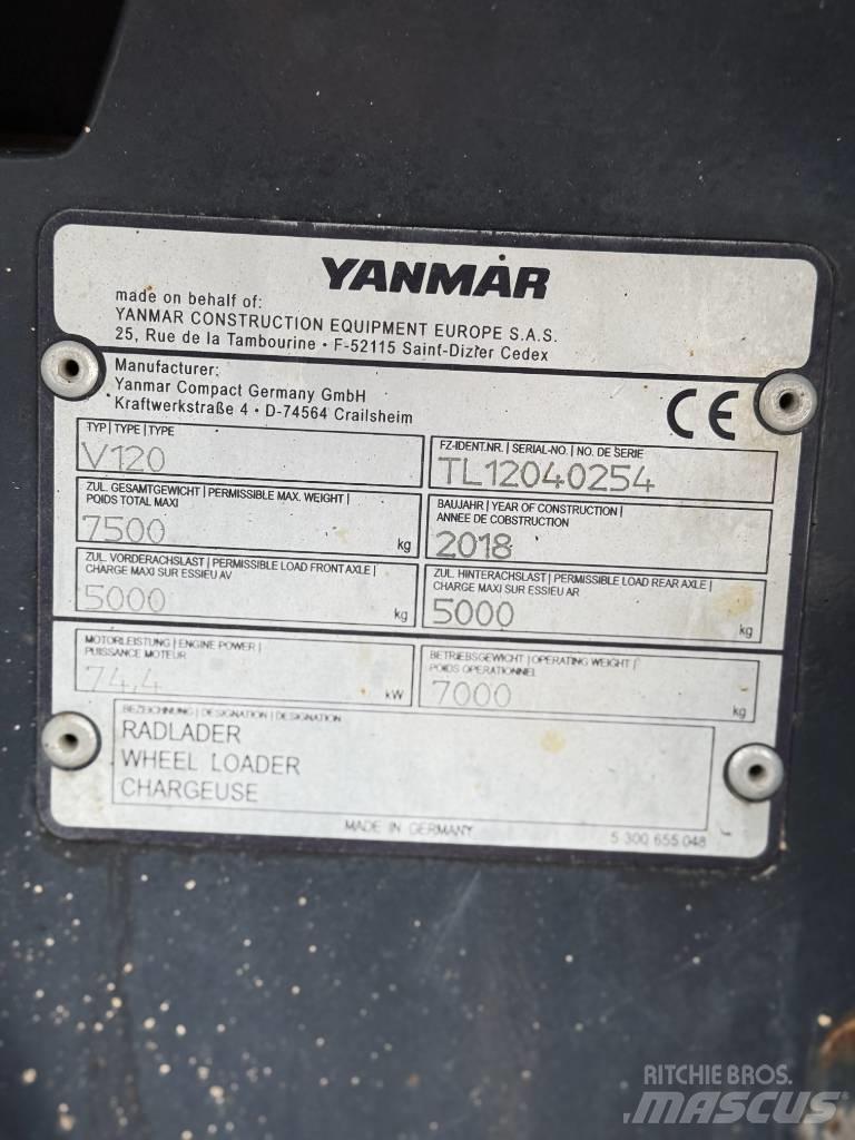 Yanmar V 120 Kolové nakladače
